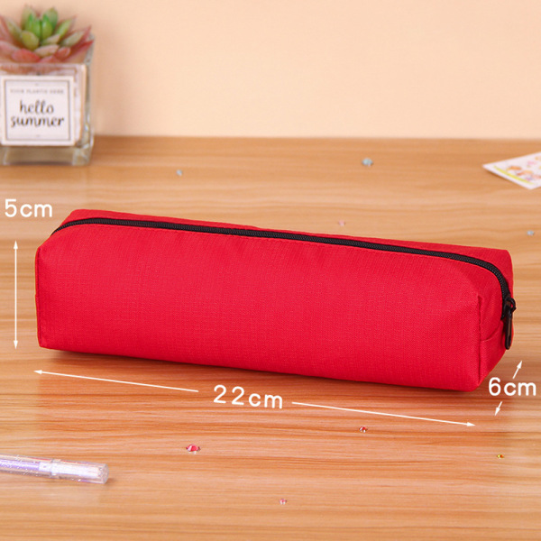 (Rød) Blyantpose i enkel stil, nisjepapir, liten