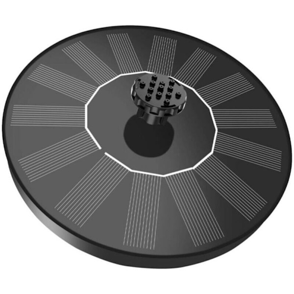 3W Solenergi 160mm Fontän Syresättning Pump Fiskdamm automatisk lykta vattenspray vattenupphängning Liten vattenpump