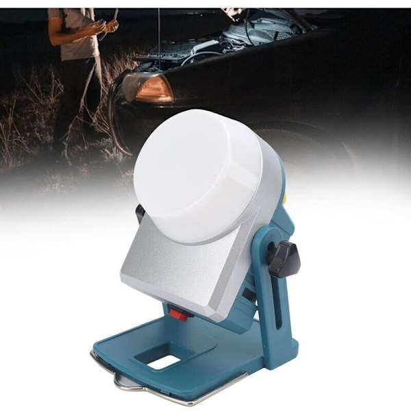 18V Værktøjslampe - 1600lm LED Lithium Batteri Interface Justerbar Arbejdslampe TPDL‑18W