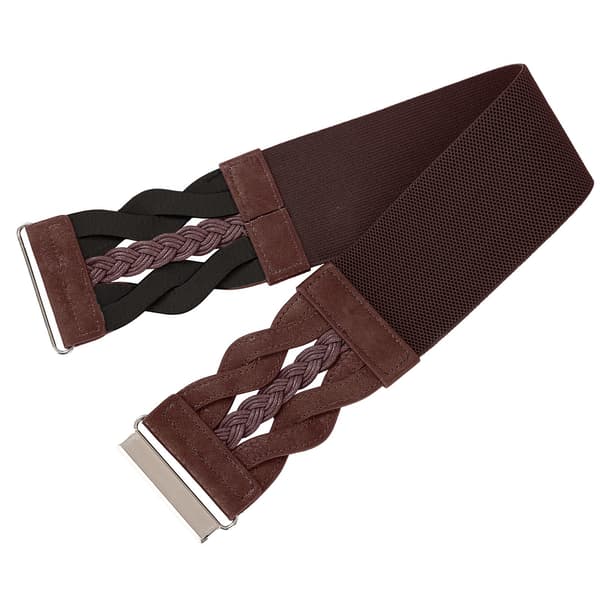 Elastisk bredt retro-taljebælte til kvinder