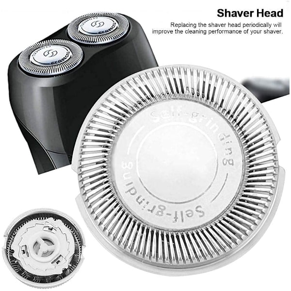 3 st Shaver Head Replacement Tillbehör i Stål Passar till Philips HQ42 HQ802 HQ5856 HQ182 HQ190 PQ216