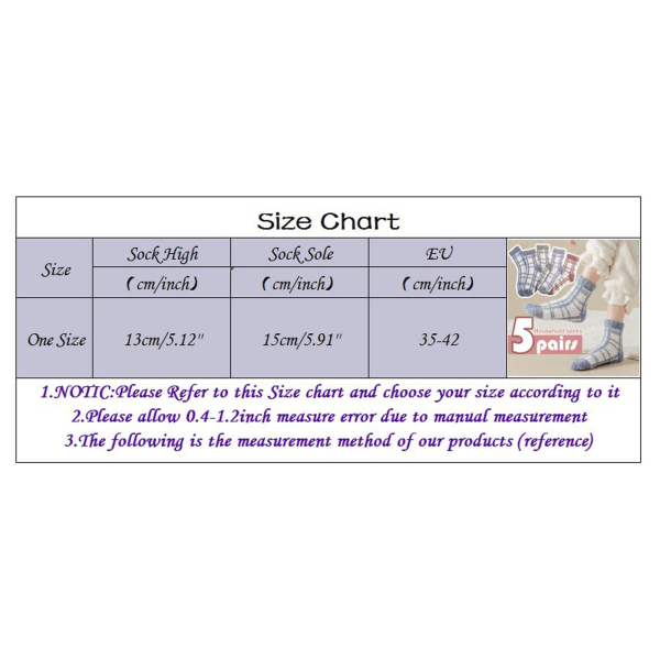 2-pakkaus pehmeitä naisten ruudullisia plyysiä talviyösukkia, keskisukkia ja vuodesukkia (violetti)