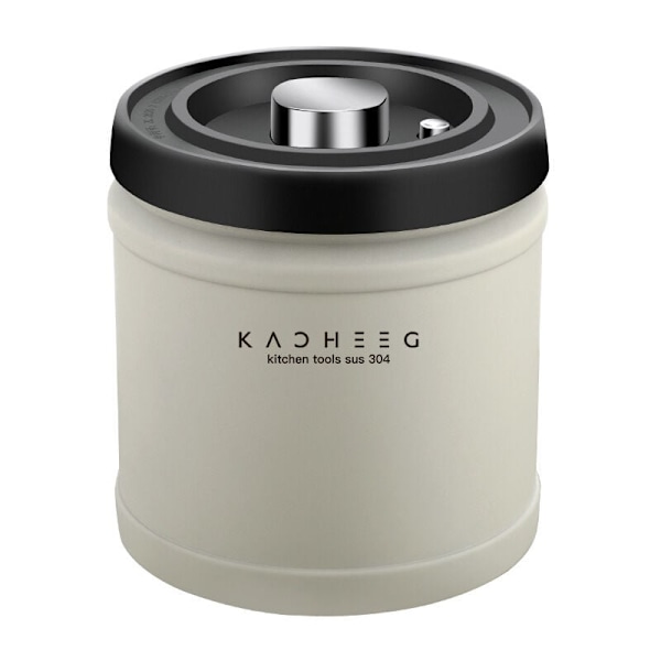 Kaffeboks, 1100ml Vakuum Lufttett Rustfritt Stål Kaffeboks, Lufttett Kaffebeholder for Kaffebønner Malt Kaffe Nøtter Sukker Korn