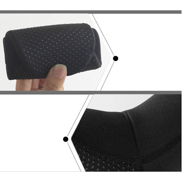 Uudet 3MM sukelluskengät liukumattomat lämpimät vedenpitävät sukelluskengät musta (L)