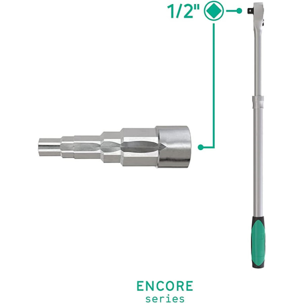 Universal Stepped Fitting Wrench med 1/2\" firkantet sokkel 5 størrelser for sanitærutstyr og radiatorer