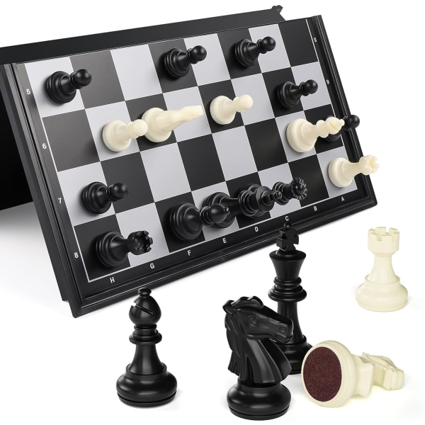 Magneettinen set, 25×25cm muovinen shakkilauta, taitettava matka
