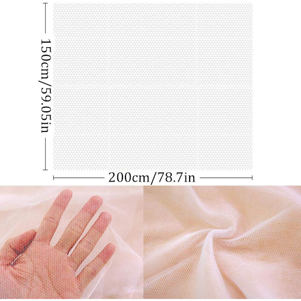 Myggnät Fönster, 3 st Myggnät Rulle Insektsmyggor, Skyddsnät Maskfönstergardin Standard Skärm för Fönster 150 X 200cm Vit