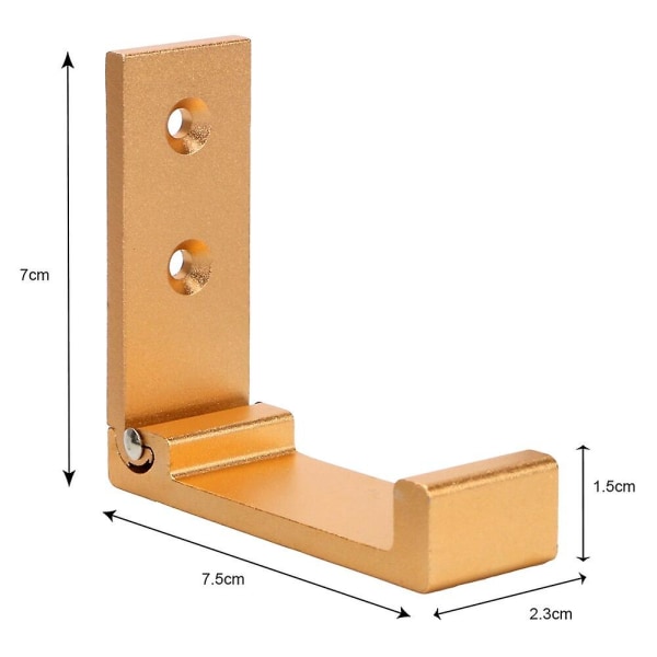 2 kpl ripustinpyyhekoukkuja Vaatteet Pyyhe Takki Naulakko Seinä Ovi Vaatteiden Ripustimet Alumiiniseos Taitettavat Koukut（hopea）