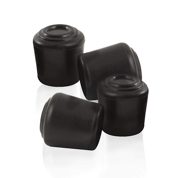10 st möbelbensskydd 13 mm halkfria gummimöbler bordsbensskydd golvskydd minska buller förhindra repor