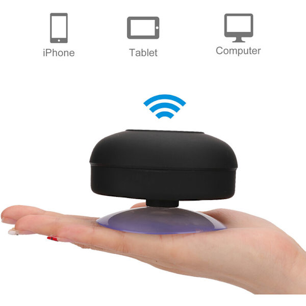 Duschhögtalare Bluetooth Vattentät Vattenresistent Handsfree Bärbar Trådlösblue