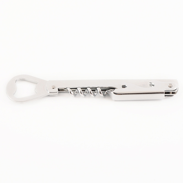 Flasköppnare 14cm rostfritt stål (2 st)