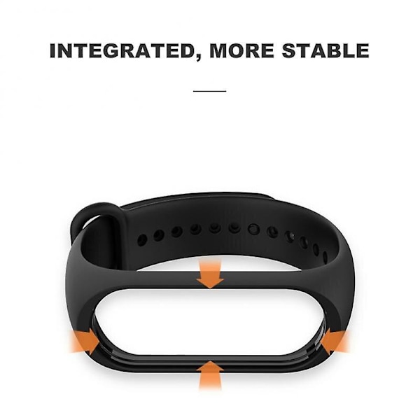 TPU Solid Farge Armbånd Millet Armbånd For Xiaomi Mi Band 7 Silikon Høy Elastistet