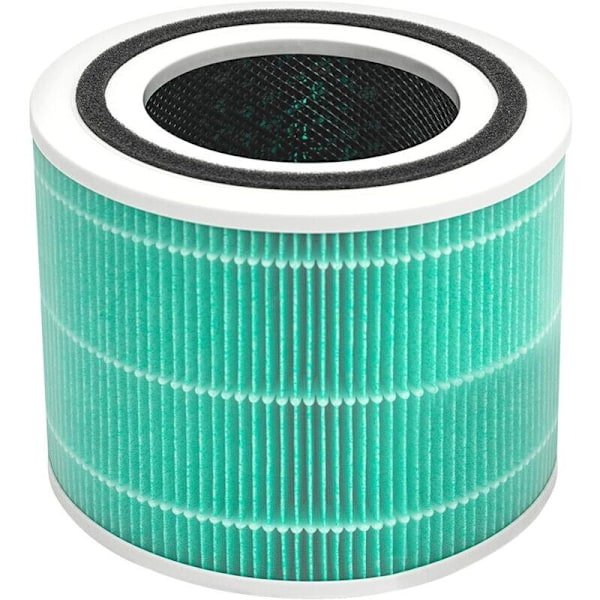 Core 300 erstatningsfilter bestående av et H13 HEPA-filter, et aktivt kullfilter og et forfilter for Core 300 luftrenser
