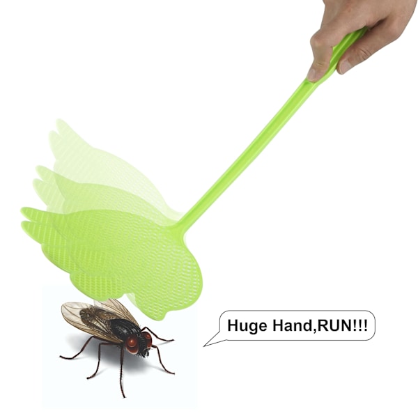 Flugsmälla - Roliga handformade flugsmällare - Hållbara - Färgglada för hem/inomhus/utomhus/klassrum/kontor/5-pack