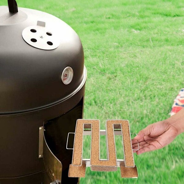 Kaldrøyksgenerator med håndtak, generator av kaldt stål rustfritt stål, kaldrøyksgenerator for røyker, for griller, røykere