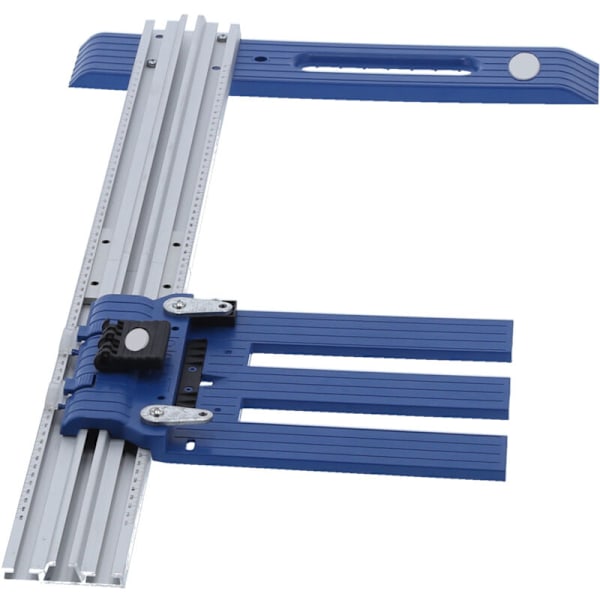 Skärguideplatta för träbearbetning, positioneringsplatta för cirkelsåg i aluminiumlegering 0-65 cm