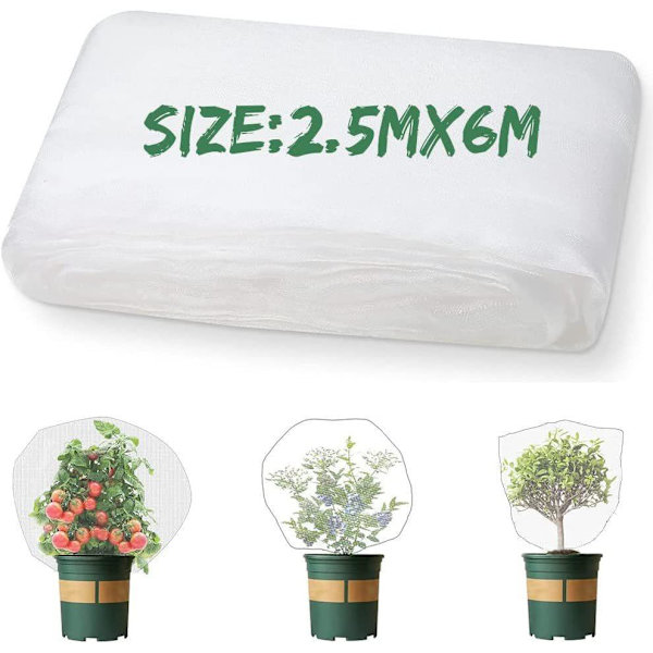 Plantebeskyttelsesnett, fint maske insektbeskyttelsesnett, blomsterbeskyttelsesnett, plantebeskyttelsesnett, hageforing insektbeskyttelsesmappe, flom