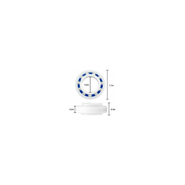Sett med 8 Polaris 280 180 Robot Hjul Lagre egnet for C60 C-60 Bassengrenser