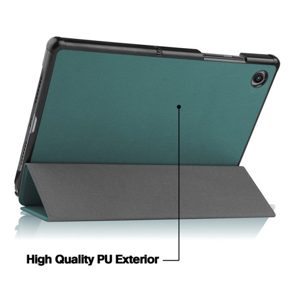 Samsung Galaxy S8 Universal Tablet Lærfutteral (Mørkegrønn) for Samsung Galaxy TAB S8 2022 modeller / S7 11 T870/T875 2020 modeller