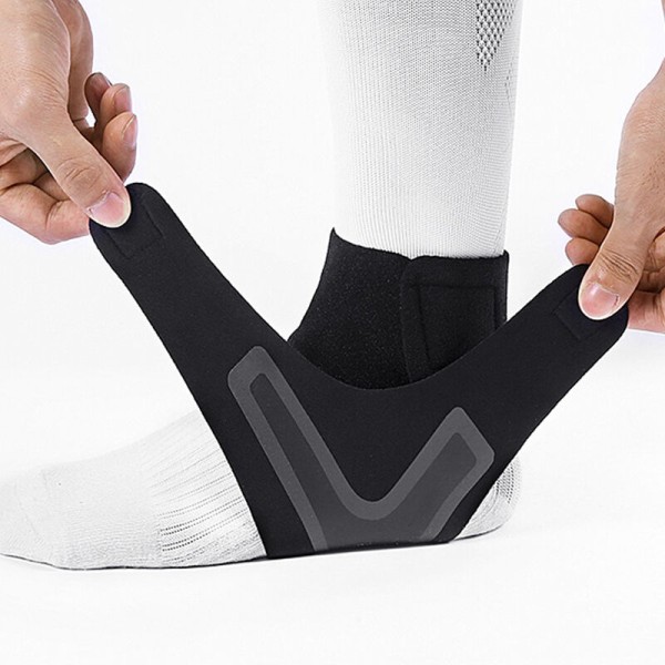 Ankelstöd, Andningsbara Ankelstöd för Kvinnor Män, Elastiska Ankelstöd för Sportskydd, Justerbart Ankelstöd för Ankle Wrap Pro