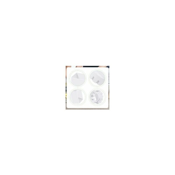 Nedløpsrøradapter, plast nedløpsrøradapter for takrenneredløpsrør (egnet for avløp på 7,6 x 10,2 cm)