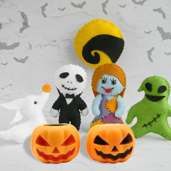 3-pakke sensoriske stressleker, stressreduserende spøkelsesleker for trick or treat, Halloween-festartikler for barn og voksne, Fidget-angstleker