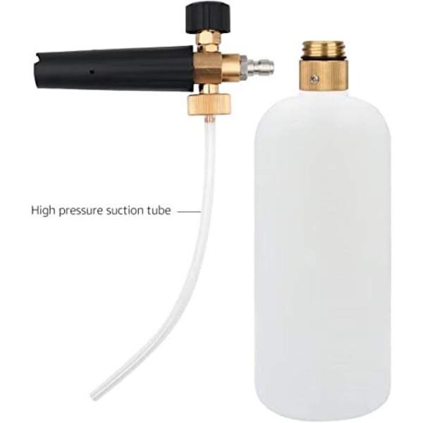 33,8 oz/1 L，Snow Foam Lance med 1/4 Quick Connect for Pressure W