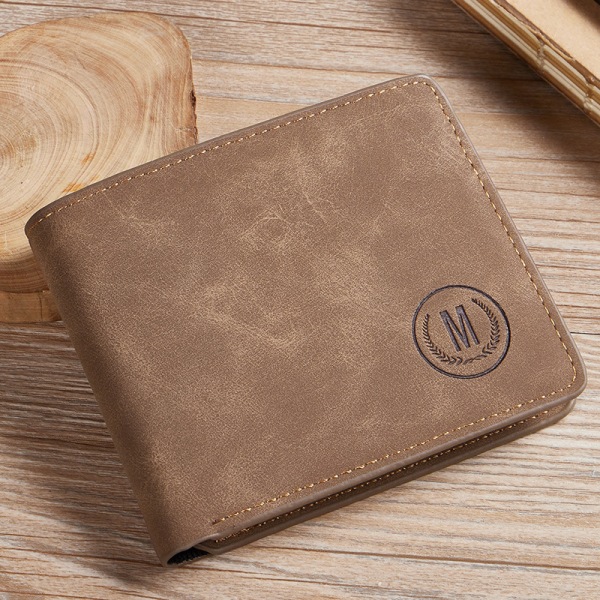 1 st plånbok herr kort läderplånbok med stor kapacitet