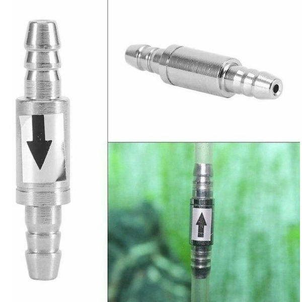 Rustfri Anti-Korrosion og Holdbar CO2 Check Valve til CO2-system akvarium CO2 diffusor akvarium og luft