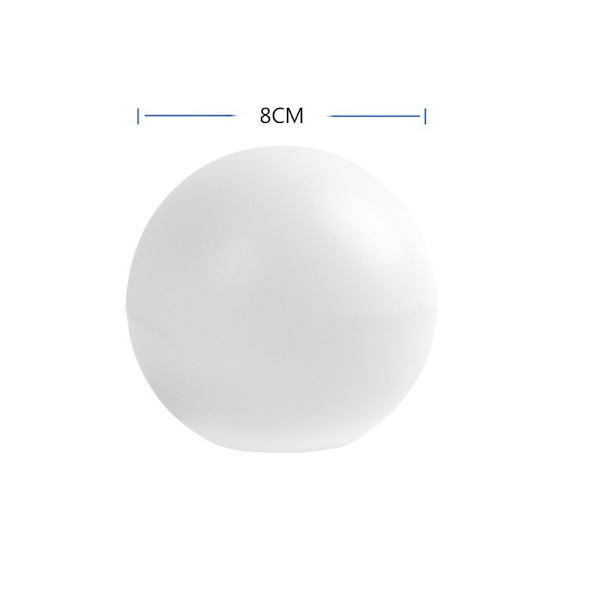 8cm LED flydende pool lys, 16 RGB farve skiftende bad nat lys, dæmpbar kugleformet spabad lys, børnevenlig, genopladelig glød bold med fjernbetjening