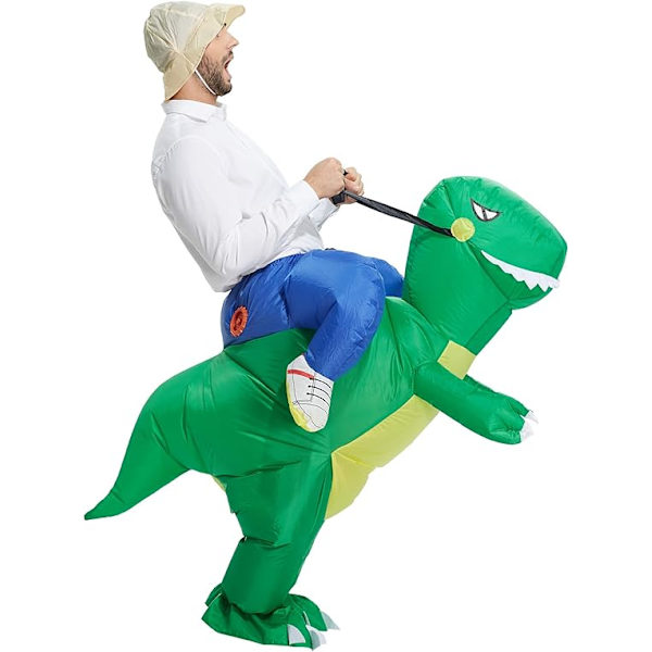 Ilmapuvut aikuisille ja lapsille, ilmapuvut Halloweeniin, ilmapuvut dinosauruksille