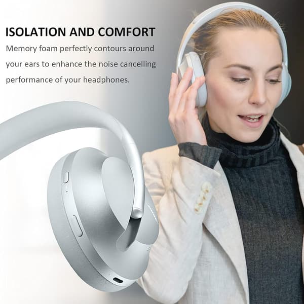 Reservedeler for øreputer til Bose 700-hodetelefoner, reservedeler for øreputer, svart