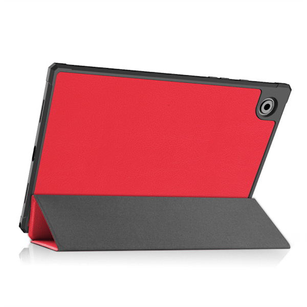 Kolminkertainen suojakotelo Samsung Tab A8 2022sm X205 X207 (punainen)