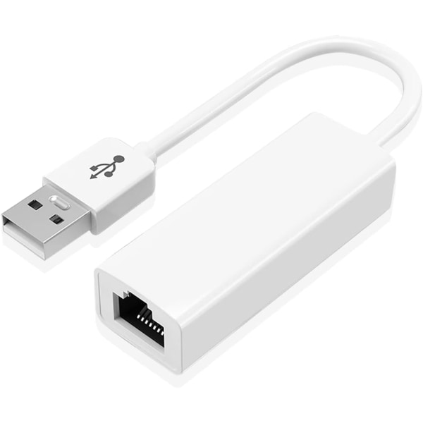 USB Ethernet Adapter, Nettverksadapter USB 2.0 til 10/100 Mbps Ether