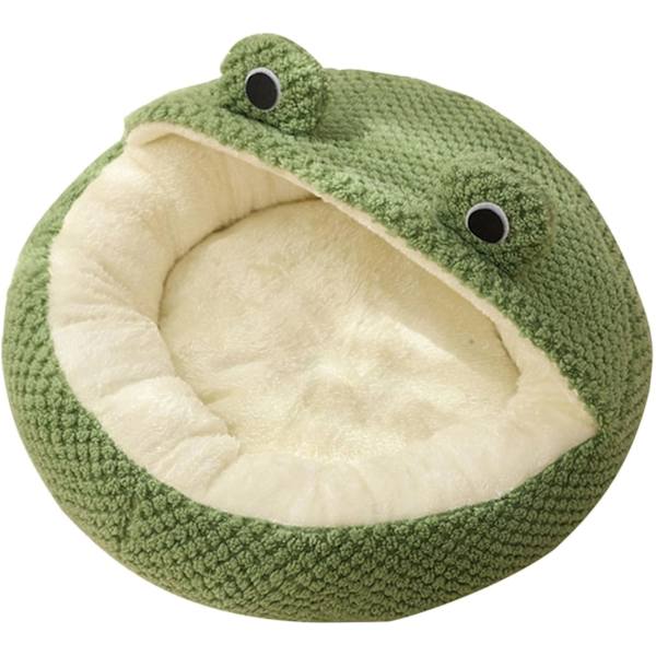 Lämmin talvinen makuupussi koirille ja kissoille, pehmeä ja pörröinen lemmikkisänky, rauhoittava nukkumismökki pennuille ja kissanpennuille