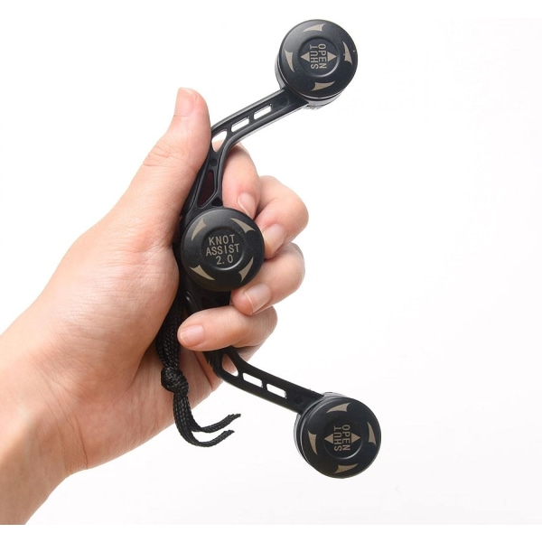 GT Knots - Line Knotting Tool - Line Knotting Tool - GT Knotter Leader Knot Assist - Assist 2.0 for FG GT RP - Fiskesnøre Knotting Tool - Knotting
