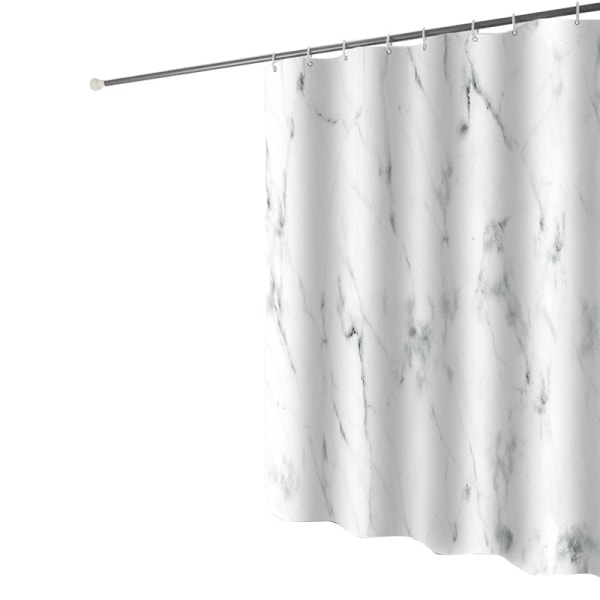 Marble Shower Curtain for Decorating Bathroom Curtains (180W*180HCM)