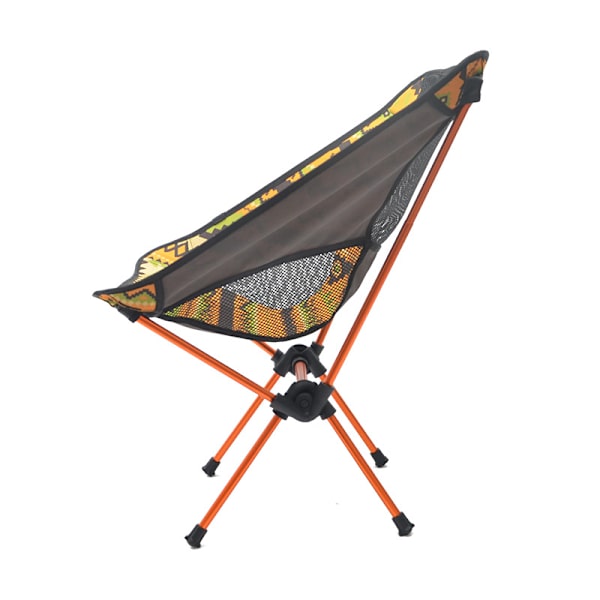 Fällbar campingstol med bärväska, bärbar, lätt fällbar campingstol med bärväska för utomhusbruk, fiske, festivaler, grillning