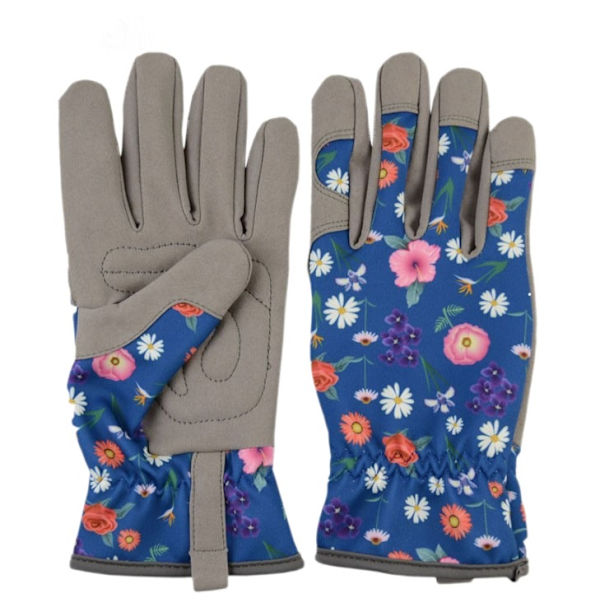 Dame skinnhansker for hagearbeid - Arbeidshansker for luking, graving, planting, raking og beskjæring 24cm