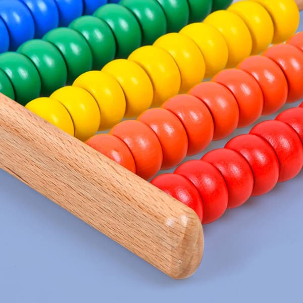 Fem-trins bøge abacus stativ