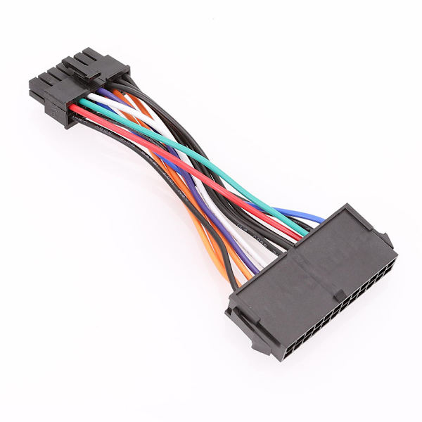 2 kpl virtalähteen liitäntäkaapeli [1x 14-pin uros ATX virtalähde - 1x 24-pin naaras ATX virtalähde]