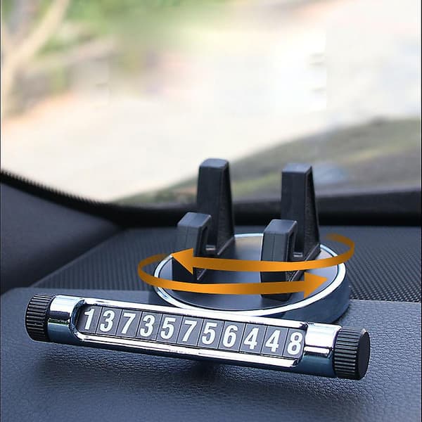 Mobiltelefonholder Navigation Holder Med Parkering Nummerplade