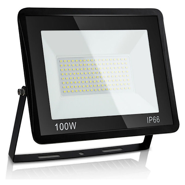 Hengda 100W ulkoinen LED-valonheitin, korkea kirkkaus, lämmin valkoinen 3000K