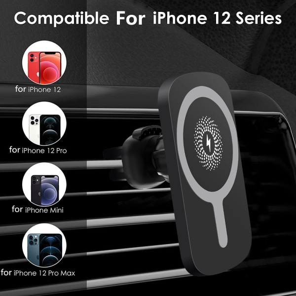 Magnetisk billaddare för Apple 13 iphone12 magnetisk trådlös laddning