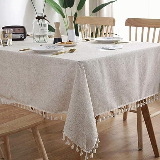 90*90cm, Rektangulær Duk Ensfarget Duske Rektangulær Duk Bomullsduk Egnet for Hjem Kjøkkendekorasjon, Ulike Størrelser