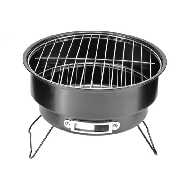 Grilli ulkoilmaan kannettava pyöreä grilli ruostumaton teräs grilli taittuva grilli