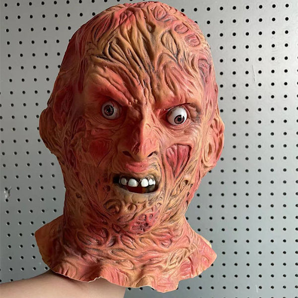 Virallinen aikuisten naamiaisasu, One Size Vinyl Mask - Nightclaws Freddy Costume