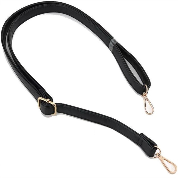 Väska rem, 1 st handväska rem, justerbar väska rem ersättning, justerbar väska rem 70-130CM（Svart）