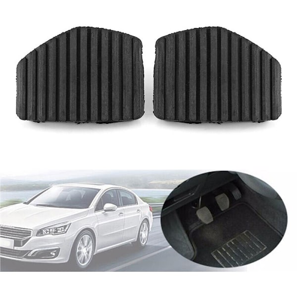 1 par gummideksel for clutch- og bremsepedal for Peugeot/Citroen 1007 207 208 301 C3 C5 C6 C8