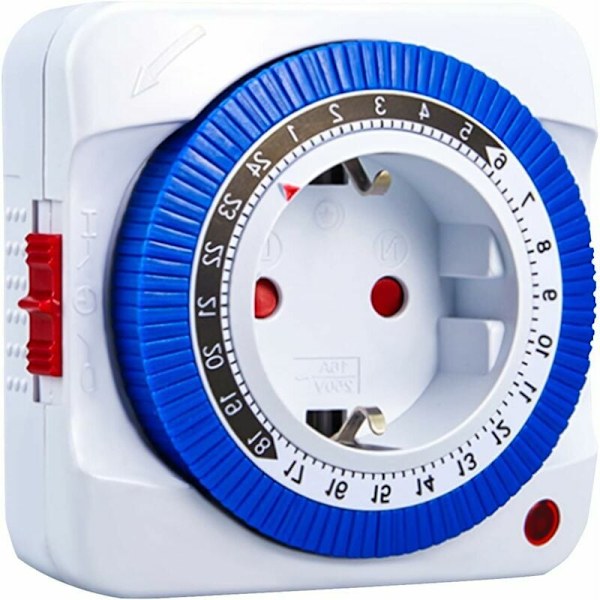 2 stk. mekanisk timer, intelligent timer, brandhæmmende materiale, egnet til opladning af mobiltelefoner, opladning af elektriske køretøjer